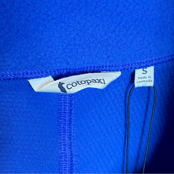 New Cotopaxi Abrazo Half-Zip Blue Fleece Pullover Jacket Men's Size S NWT - Picture 2 of 8